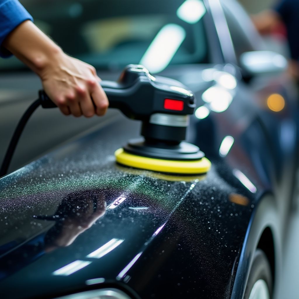 Proces leštění karoserie