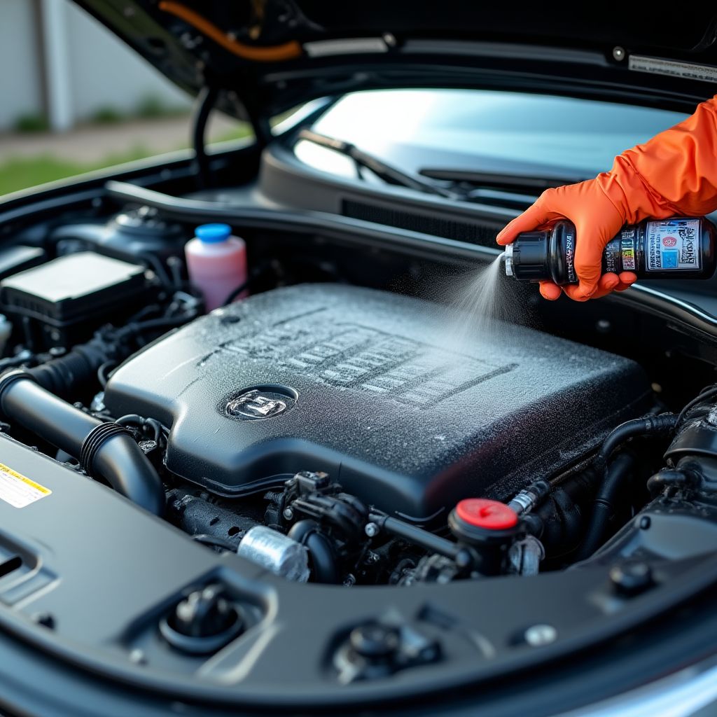 Detailní mytí motoru